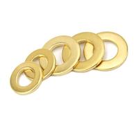 5 pezzi Guarnizione piatta in ottone Anello di tenuta M8x(30-40) x(2-3) mm(M8x30x2mm)