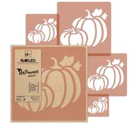 5 Pezzi Halloween Riutilizzabile Stencil 34x34cm a 9x9cm ZUCCA LANTERNA