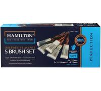 5 Pezzi Hamilton Perfection Massimo Tempi Morbido Setole Sintetiche Piatto Set