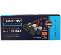 5 Pezzi Hamilton Perfection Pulire Bordo Azienda Sintetico Pennello Set