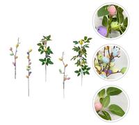 5 pezzi I rami dell'albero delle uova raccolgono fiore composizione fiore