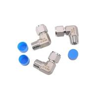 5 pezzi in acciaio inossidabile 316 gomito a 90 gradi 1/8 "1/4" 3/8 "1/2" NPT maschio x 6 8 10 12 mm diametro esterno del tubo raccordo for tubo forgiato a compressione acqua gas(1I2BSPT-14mm)