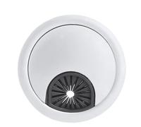 5 pezzi in lega di filo addominali foro per il foro del computer foro cover cover ghigno pulito colore spazzolato materiale di alta qualità per management di gestione ordinata (Diametro di