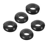 5 Pezzi Iniettore di Fumo in Silicone Nero, Sostituto | Guarnizione Aderente, Montaggio Rapido, Accessorio Trasparente per Dessert, Servizio Ristorante, Chef e Stylist