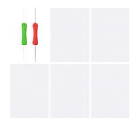 5 pezzi intrecciati in plastica e 2 pezzi uncinetto, treccia bianca, pellicola di plastica per fai da te, accessori per tessitura, intreccio di plastica con piccoli fori