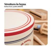 5 Pezzi Kit di Percussioni Metodo Percussione Educativa Sviluppa il Percezione
