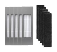 (5 Pezzi) Kit Filtro HEPA N10 per Ecovacs DEEBOT OZMO N10, N10 Plus, 920, 950, T8 AIVI Max, T9, T5, N5, N7, N8+, N8 Pro Plus, DX55, DX93, DJ65 - Accessori di Ricambio per Robot Aspirapolvere
