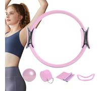 5 Pezzi Kit Pilates Magic, Pilates Ring Fitness, Stretching Aid Belt, Yoga Balls, Resistance Band, Per Tonificazione, Pavimento Pelvico, Coscia Interna Per Donne, Attrezzatura Da Ginnastica