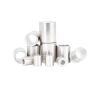 5 pezzi Lega di alluminio Boccole di cuscinetto, Manicotto distanziatore, Diametro interno 6.1 mm, Diametro esterno 10 mm, Altezza 7 mm, 6.1x10x7mm(5 pezzi)