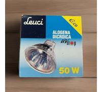 5 Pezzi LEUCI Accentline 50W 12V GU5.3 12V 38º DICROICA ALOGENA UV STOP