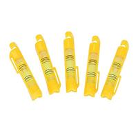 5 Pezzi Livella a Bolla, Mini Corda Livella, Livello di Corda con Ganci Preformati per Livellamento Topografico, Muratura e Ingegneria Civile