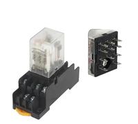 5 pezzi/lotto 12V 24V 36V HH53P Relè Miniatura Bobina Generalel Elettromagnetico Relè Intermedio Interruttore Con Base LED 110 220V(DC,12V)