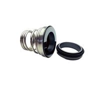 5 pezzi/lotto 155-28 Soffietto in gomma a molla singola 155 Guarnizioni meccaniche Dimensioni albero 28 mm for pompa acqua Materiale SIC/SIC/VIT