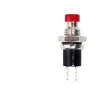 5 pezzi/lotto 7mm 10mm Mini interruttore a pulsante momentaneo Latching Rosso Piccolo microinterruttore On Off 2 pin 3A/125V 1A/250V(7mm 1no Momentary)