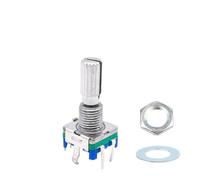 5 pezzi/lotto EC11 encoder rotativo interruttore 15/20 mm impugnatura a fiore di prugna mezzo albero potenziometro segnale digitale a 20 bit(20MM Plum handle)