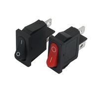 5 pezzi/lotto KCD1 21X9,5mm 2 pin 2 posizioni interruttore a bilanciere a scatto ON-OFF nero rosso bianco pulsante interruttore for barca 6A 250V/10A 125V(70R)