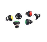 5 pezzi/lotto PBS-33B 2 pin mini interruttore 12 mm 12 V 1 A interruttore impermeabile interruttore a pulsante momentaneo poiché il ripristino non bloccabile(GREEN)