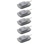 5 Pezzi M1A2 Abrams Carro Armato Statunitense Modello Resina 1/2000-1/350