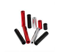 5 pezzi M3 dadi di accoppiamento rotondi in lega di alluminio manicotto filettato asta perno barra connettore rotondo dado dadi lunghi(Color:Silver,Size:M3x15-D5mm)