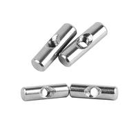 5 pezzi M4 M5 M6 acciaio inossidabile 304 dado a martello filettatura a una parola con foro perno di posizionamento cilindrico dado di connessione incorporato(D6xM4,16mm (5Pcs))