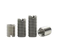 5 pezzi M5 M6 M8 M10 Adattatore for inserto filettato autofilettante con scanalatura interna ed esterna, dadi convertitore for viti(Length 10mm,M6-M8 (5pcs))