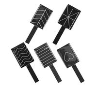 5 Pezzi Magnete per Smalto per Unghie Nero per Effetto Cat Eye | Semipermanente Unghie Cat Eyes, Kit per Smalto per Unghie, Attrezzi per Unghie a Casa