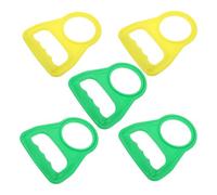 5 Pezzi Maniglia per Boccioni Plastica, Sollevatore Portatile per Bottiglie | Foro Interno 6cm, Struttura Robusta, Distribuisce il Peso, Cambio Rapido in Ufficio e Campeggio