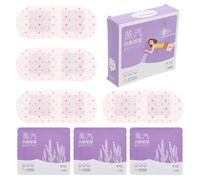 5 Pezzi Maschera Occhi Termica Monouso, Set da 1, Viola Lavanda