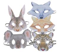 5 pezzi mascherare gli animali maschera maschere da donna maschera maschera