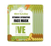 5 pezzi Maschere viso idratanti SlowSunday, maschere in tessuto istantaneamente illuminanti e rassodanti anti-invecchiamento, idratano e nutrono in profondità, calmano la pelle, cosmetica coreana, ide