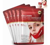 5 Pezzi Masques Ciblés V-Line Liftant,Maschera Viso Con Collagene E Acido Ialuro