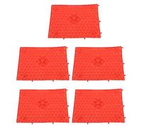 5 pezzi Massage Massage Massage, Piede Aigipressure Point Pad Pad Aumupressure Pad della Piatta per la Piatta per la casa Outdoor Game (Rosso)