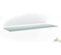 5 PEZZI MENSOLA VETRO TEMPERATO MM.6 SABBIATO CM.12X30 SCAFFALE A MURO PARETE