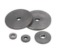 5 Pezzi Micro Ingranaggi per Tornio T80 T45 T25 T20, Kit Ricambio per Micro Torni e Macchine Taglio Metalli, Parti di Ricambio per Utensili Rotanti, Ingranaggi di Precisione