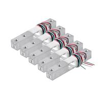 5 pezzi Micro sensore di peso della cella di carico Bilancia elettronica in lega di alluminio Sensore di pressione di pesatura 1 kg 2 kg 3 kg 5 kg 10 kg 20 kg(2KG(5pcs))