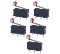 5 pezzi Microinterruttore ZW12-N 10 mm x 20 mm Interruttore di reset 3 pin 5 A 250 V CA Serie ZW12 Interruttore tattile non bloccabile
