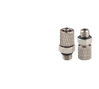 5 pezzi Mini raccordo for tubo pneumatico Tubo flessibile OD 3 mm 4 mm 5 mm 6 mm Filettatura maschio M3 M4 M5 M6 Connettore rapido tipo dritto/gomito in rame(Hose OD 3mm - M5,PC)