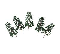 5 Pezzi Modello Di Treno Alberi Di Pino Scala 1:50 - 75