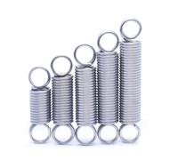 5 pezzi molla di estensione in acciaio inossidabile 304 diametro filo 0,6 mm bobina gancio doppio gancio piccola tensione(0.6mm*5mm*25mm)