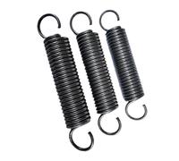 5 Pezzi Molla di tensione a doppia scanalatura in acciaio armonico, 1.2mm WD, 12mm OD, 130mm Lunghezza, Molla di estensione per riparazioni fai da te