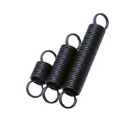 5 pezzi molle di trazione in acciaio 65Mn con doppio anello chiuso, diametro filo 1mm, diametro esterno 10mm, lunghezza 35mm, 1x10x35mm(5pcs)