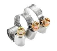 5 pezzi Morsetti for tubi in acciaio inossidabile Jubilee originali Fascette for flessibili con trasmissione a vite senza fine for carburante Clip for antiossidante durevole(50-70mm)