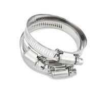 5 pezzi Morsetto per tubo flessibile regolabile con vite senza fine, in acciaio inossidabile 304, clip per tubo flessibile, 10,16 mm