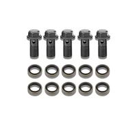 5 pezzi moto freno banjo bulloni M10 x 1.25 mm, banjo bulloni e raccordi in acciaio INOX, banjo Bolt sigillante, kit per pinza freno cilindro maestro