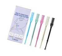 5 pezzi multifunzionale naso capelli trimmer double face manuale rimozione dei capelli nasale strumento con orecchio pick per uomini e donne