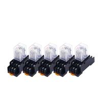 5 pezzi MY3NJ bobina elettromagnetica relè di potenza generale 11 pin HH53P AC12V 24V 110V 220V relè in miniatura con base PYF08A(AC 36V)