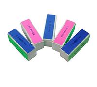 5 pezzi Nail Art Manicure Shiner Buffer Buffer Buffing Block Levigatura File