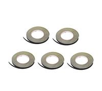 5 pezzi nastro di tessuto acetato 0,22 mm di spessore 10 mm larghezza 30 m di filo di isolamento del cablaggio per elettrodomestico elettrico (Senza wifi)