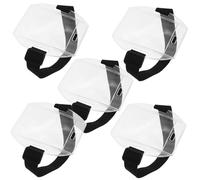 5 pezzi Nome trasparente Taglie tag braccio badge bidage Visibilità Porta del