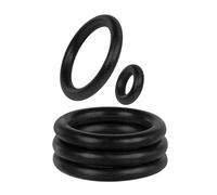 5 Pezzi O-ring in gomma nitrilica, 3 x 125 x 131 mm, Guarnizioni resistenti all'olio per sistemi idraulici e pneumatici